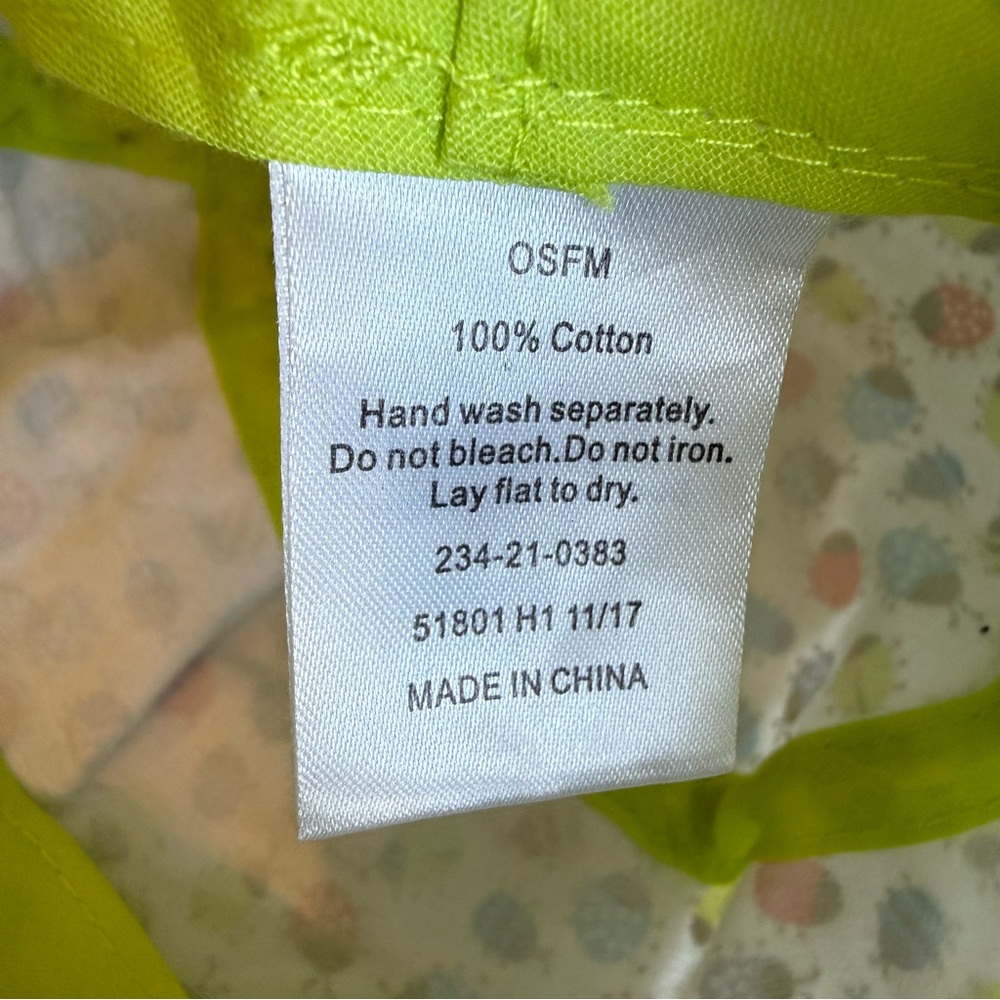 Kids Bucket Sun Beach Hat Ladybug Design OSFM One Size - Picture 6 of 8